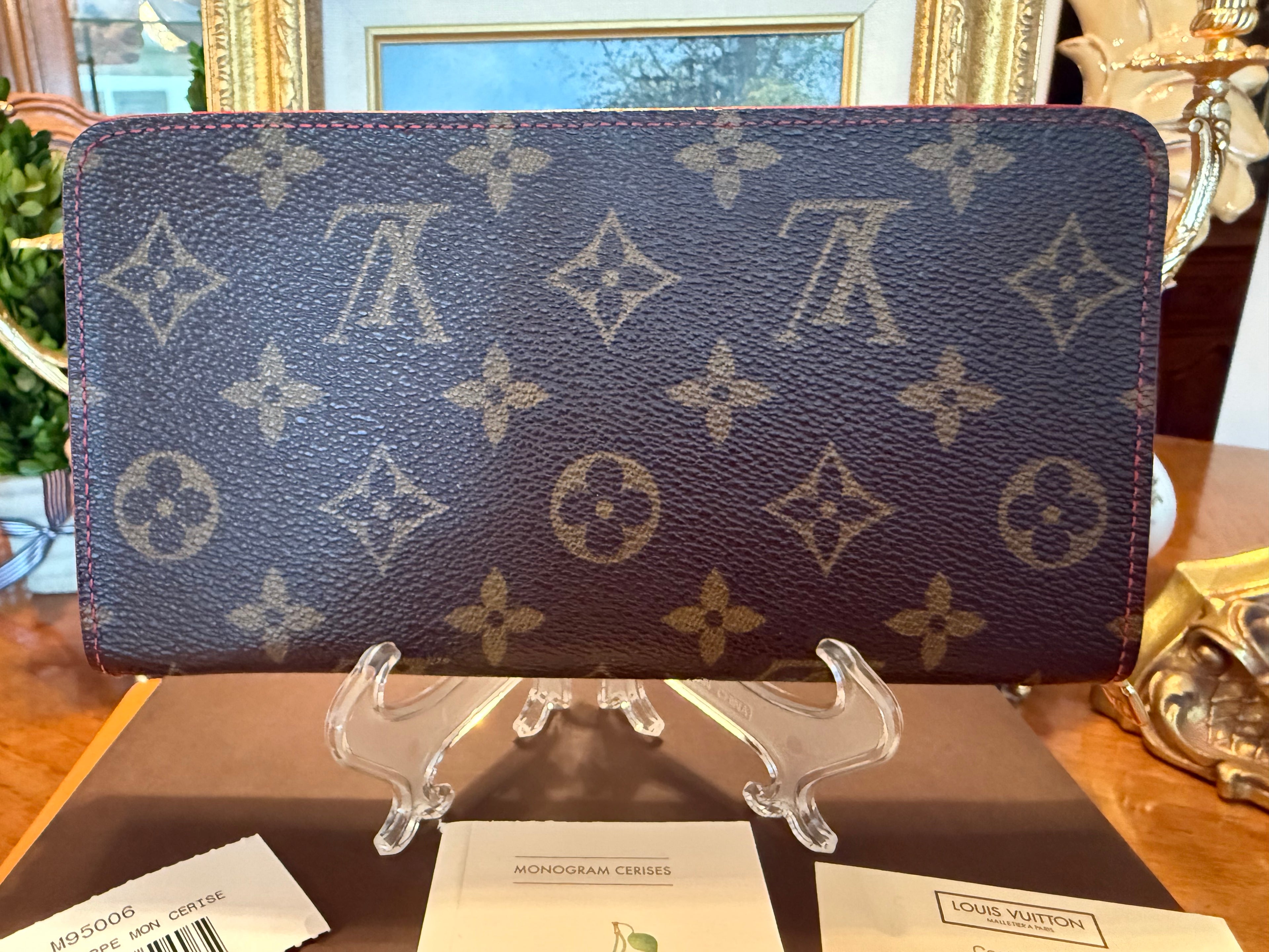 Louis Vuitton x Takashi Murakami Cerises Monogram Zippy Wallet