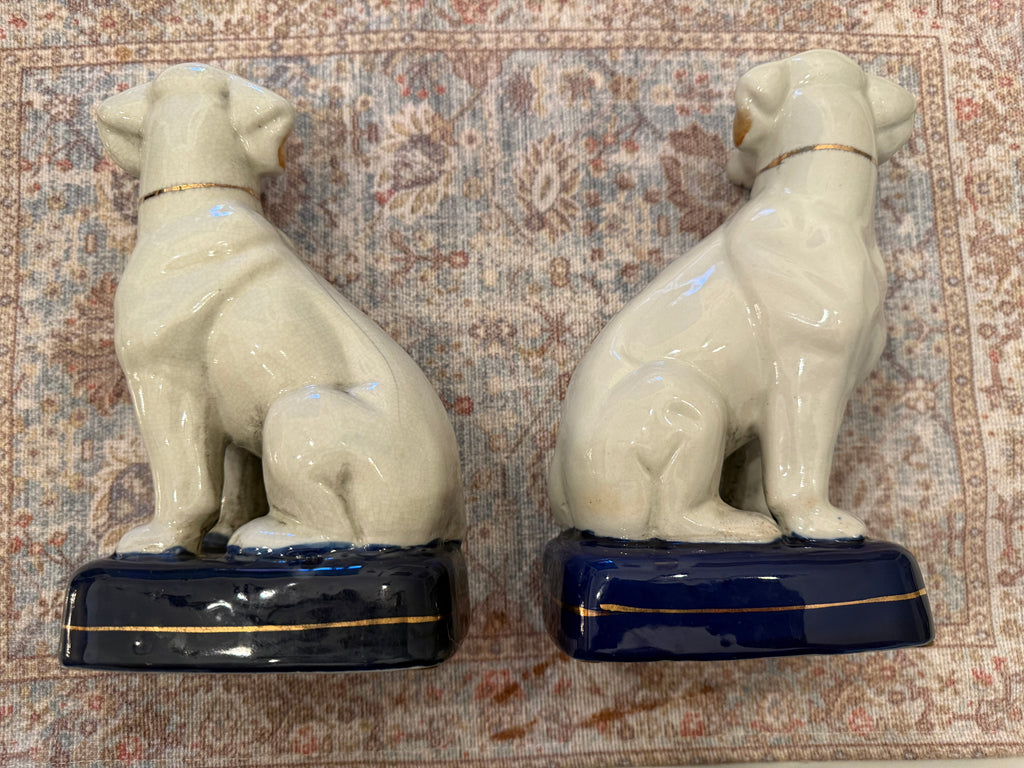 Pair of Vintage Takahashi Dog Bookends