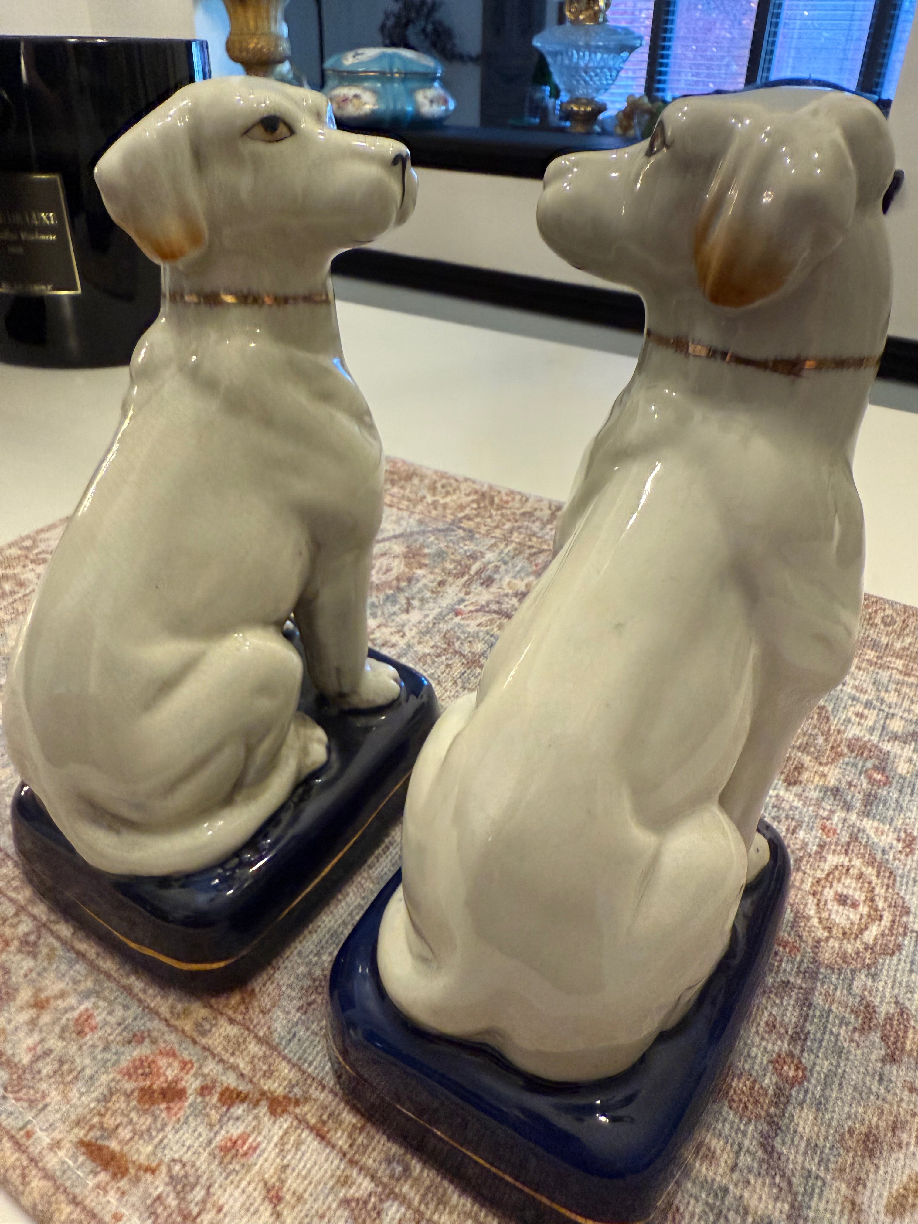 Pair of Vintage Takahashi Dog Bookends