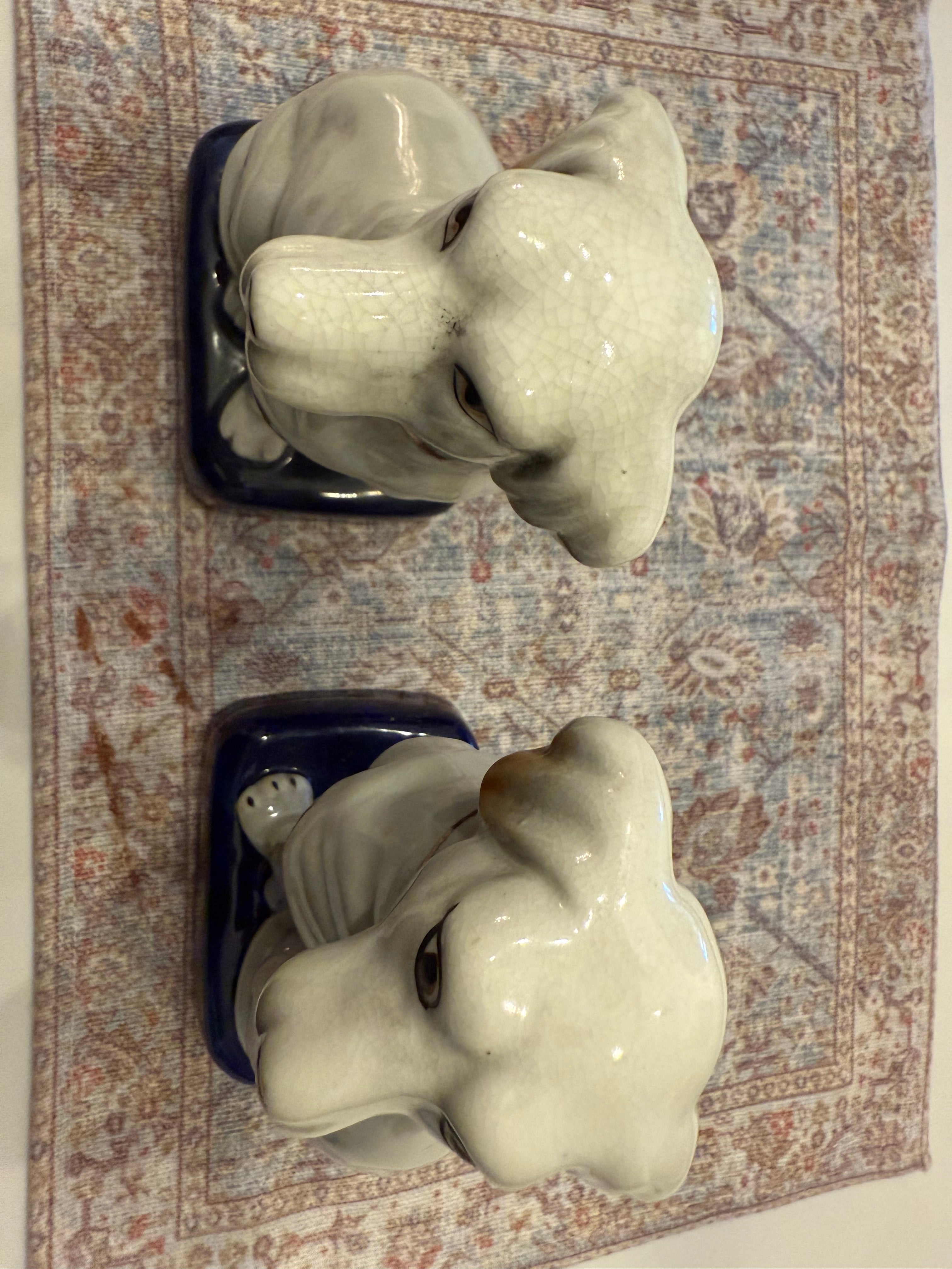 Pair of Vintage Takahashi Dog Bookends