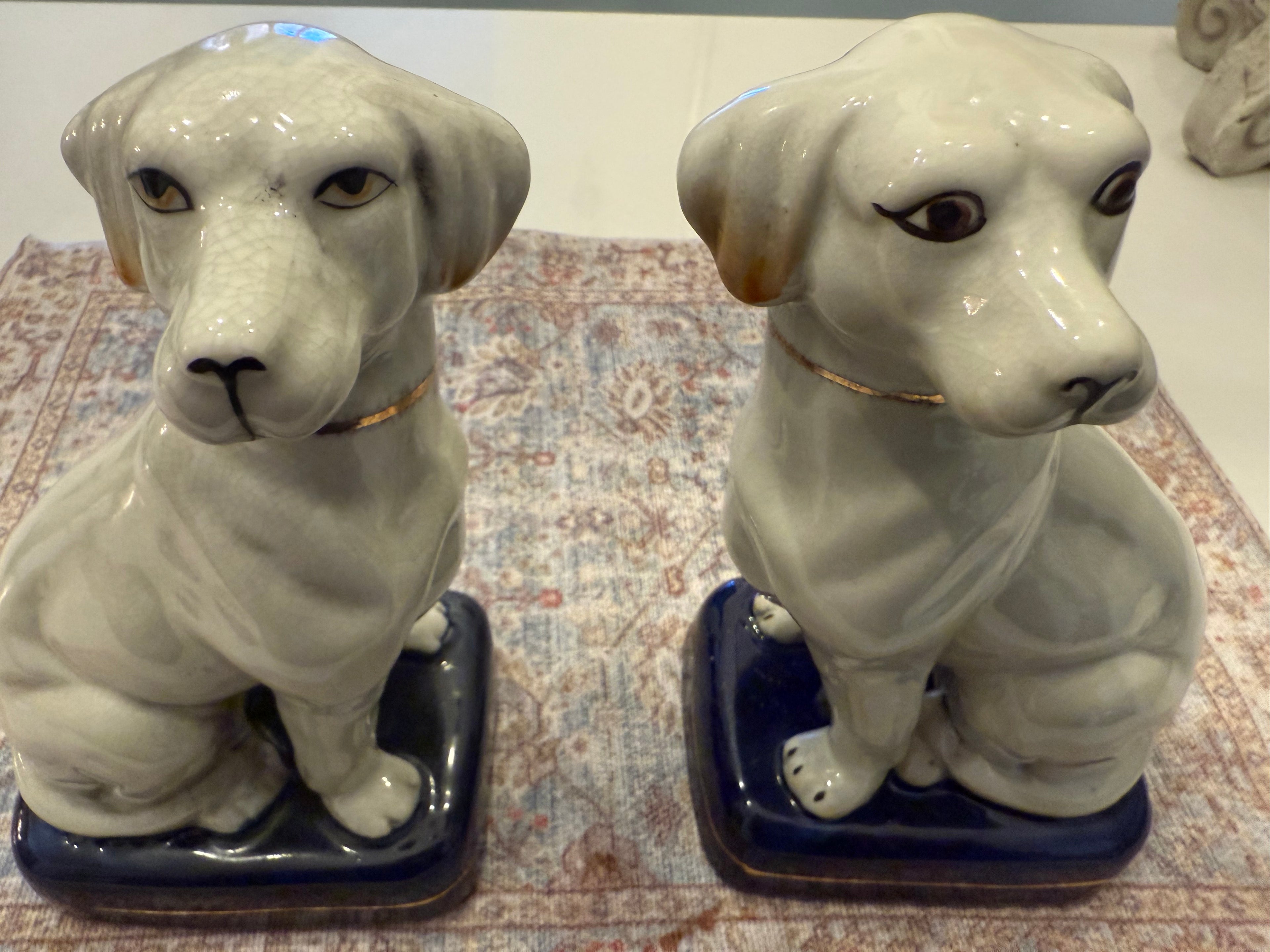 Pair of Vintage Takahashi Dog Bookends