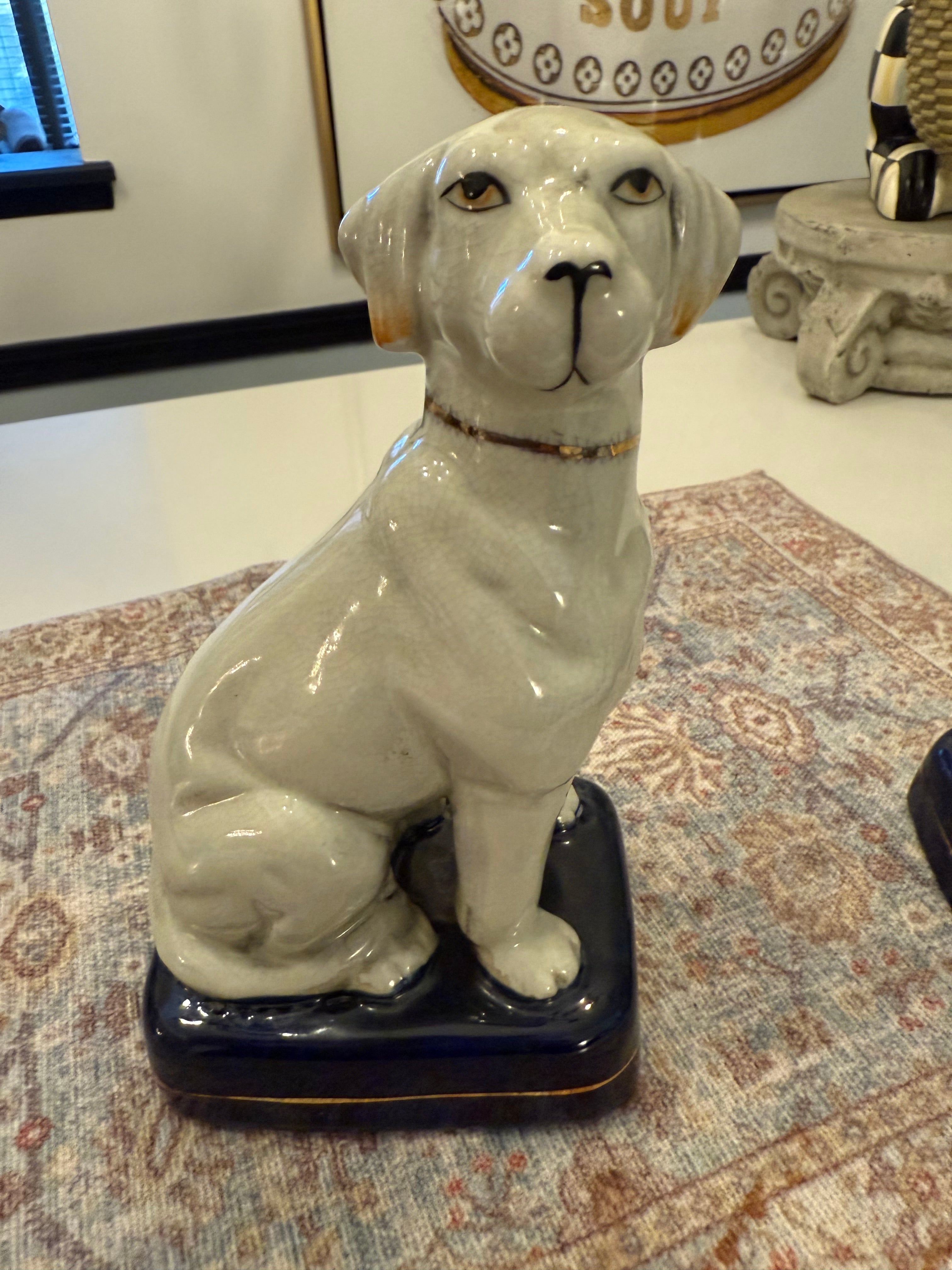 Pair of Vintage Takahashi Dog Bookends