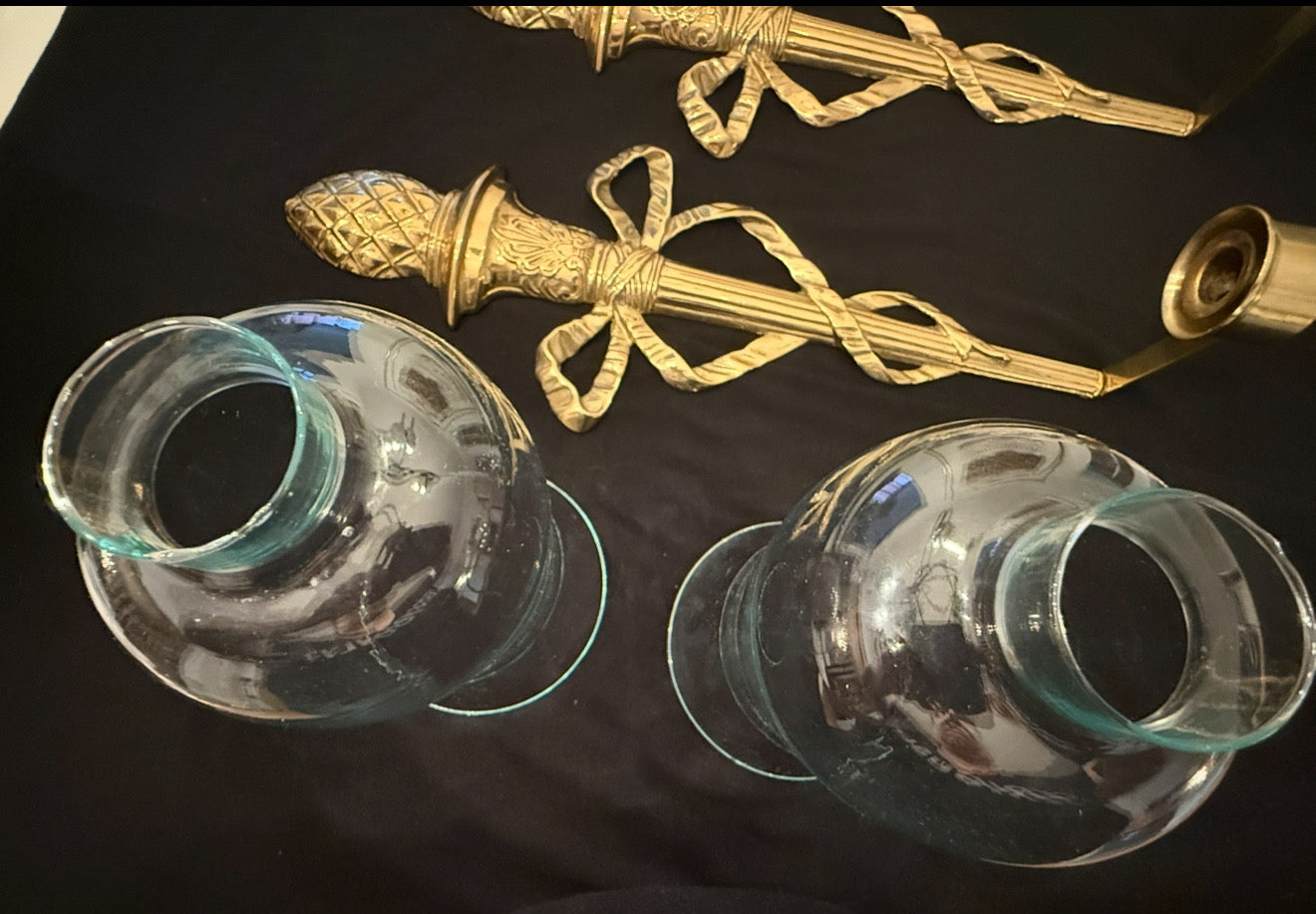 Brass Wall Candle Sconces
