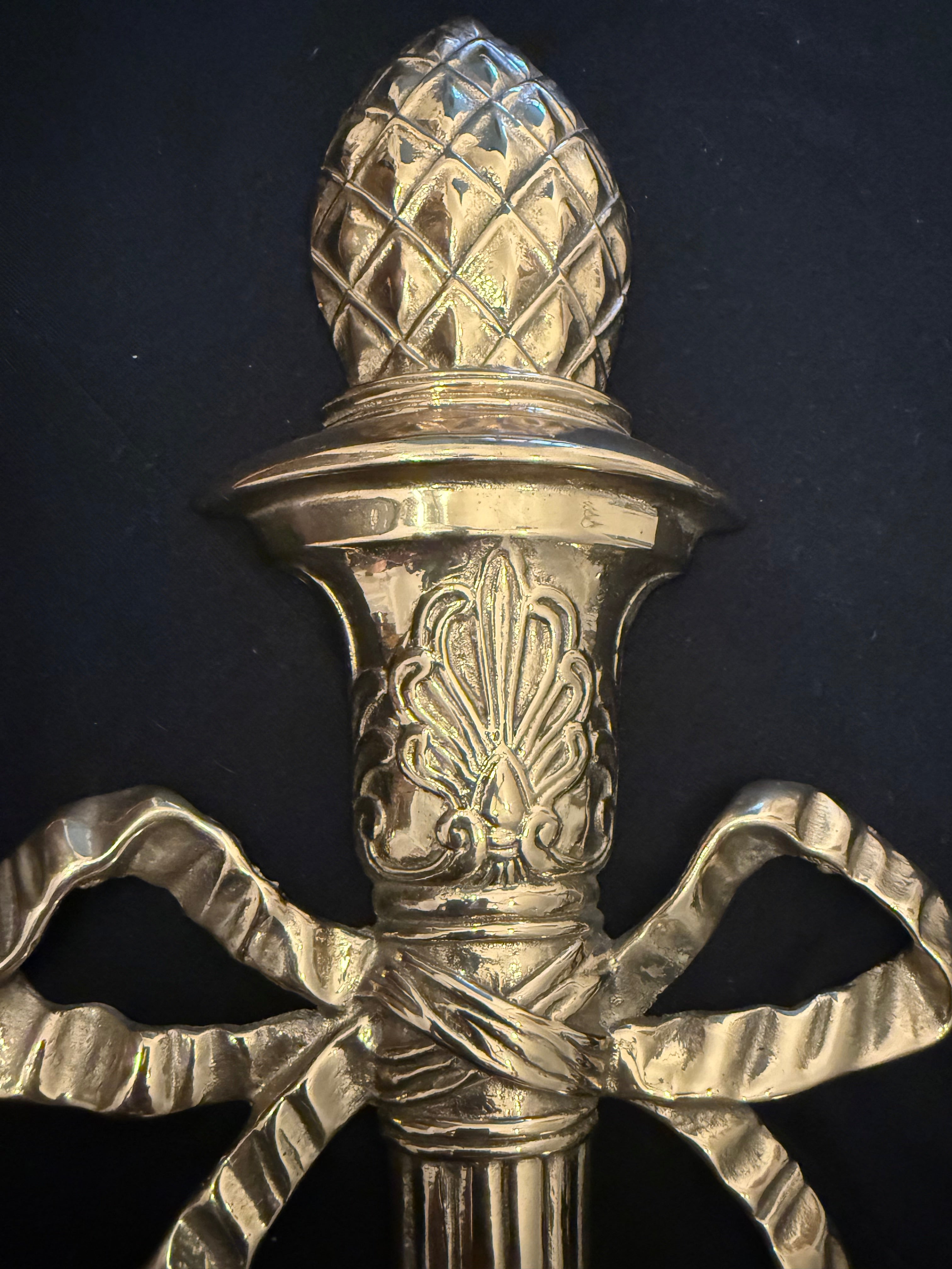 Brass Wall Candle Sconces