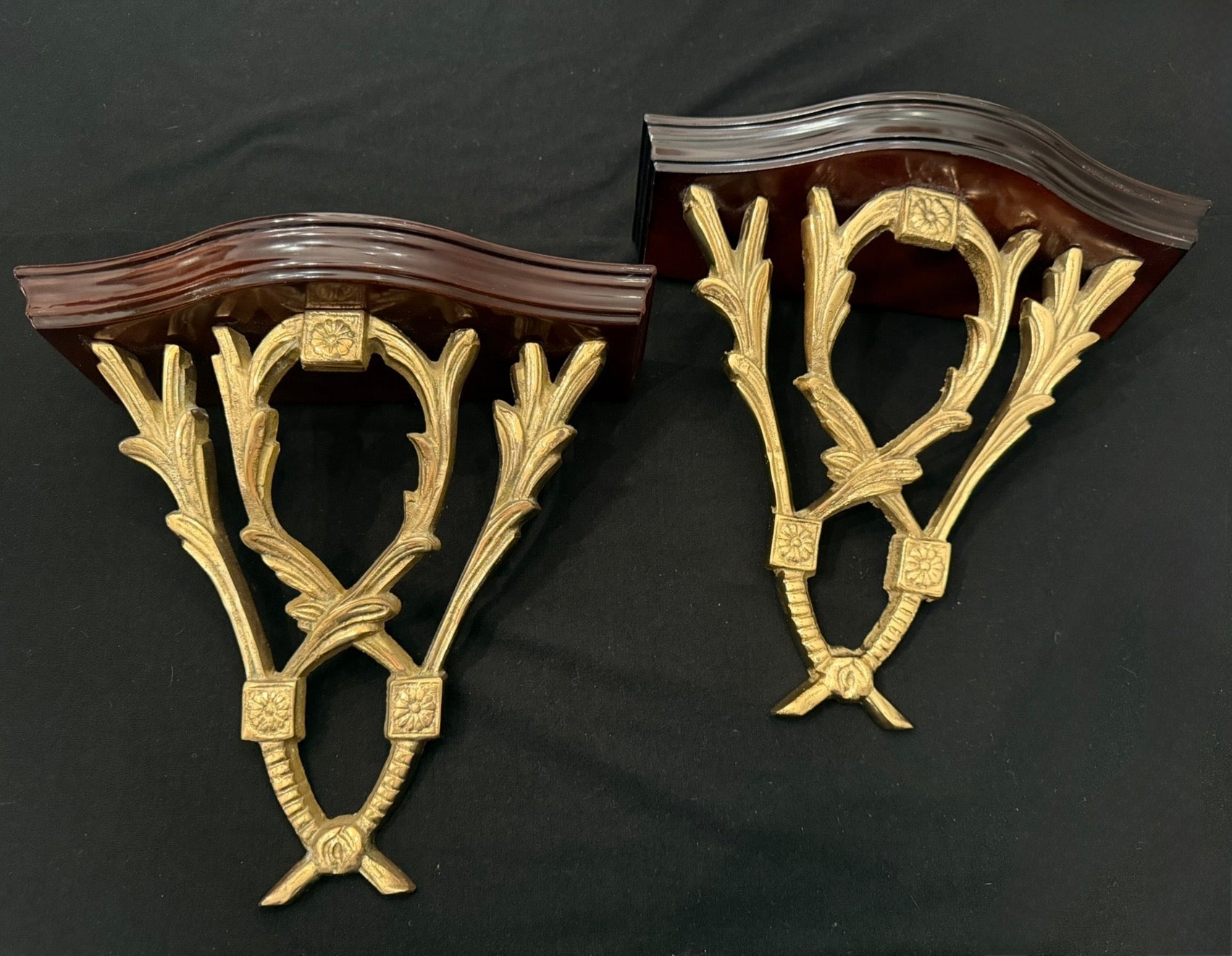 Pair of Vintage Chelsea House Wall Shelves