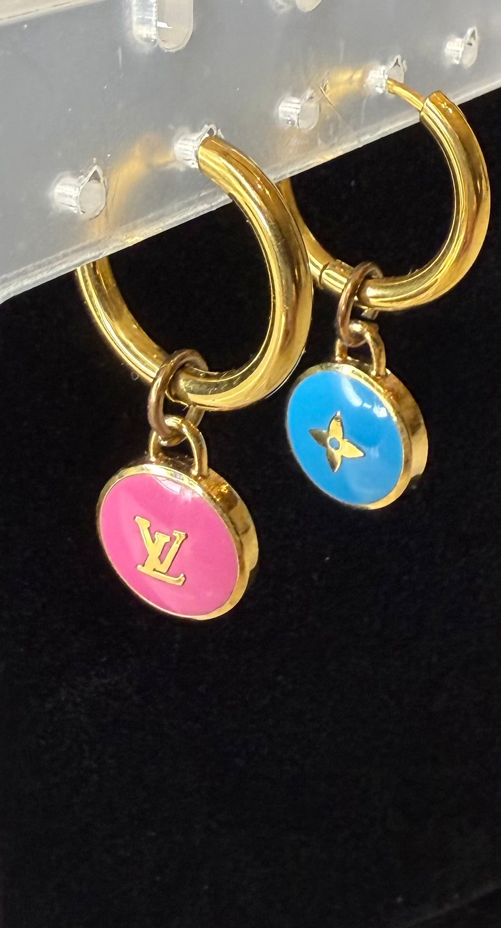 Mixed LV Small Hoop Earrings