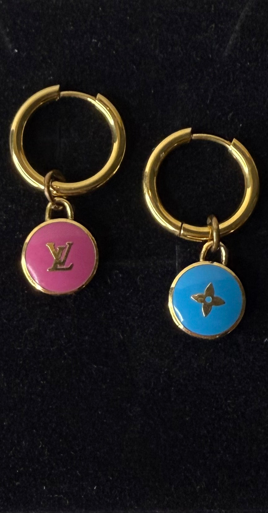 Mixed LV Small Hoop Earrings