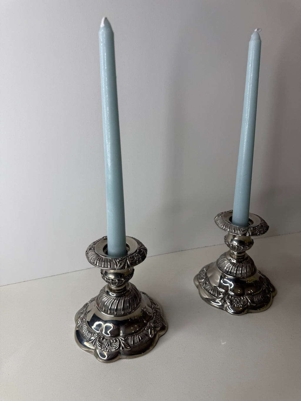 Godinger Silver-Plated Candlestick Holders