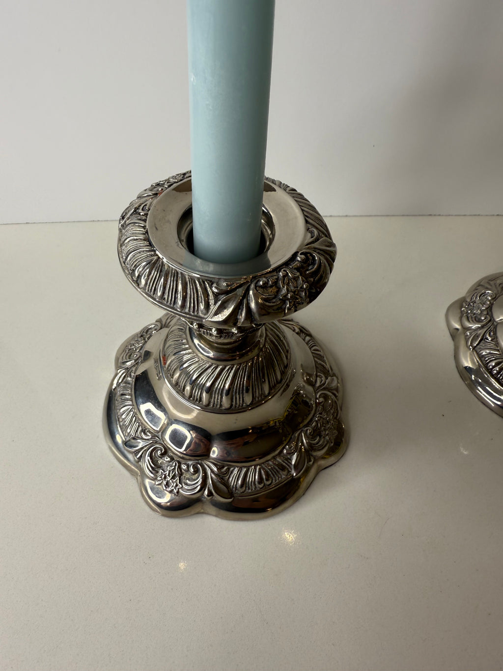 Godinger Silver-Plated Candlestick Holders