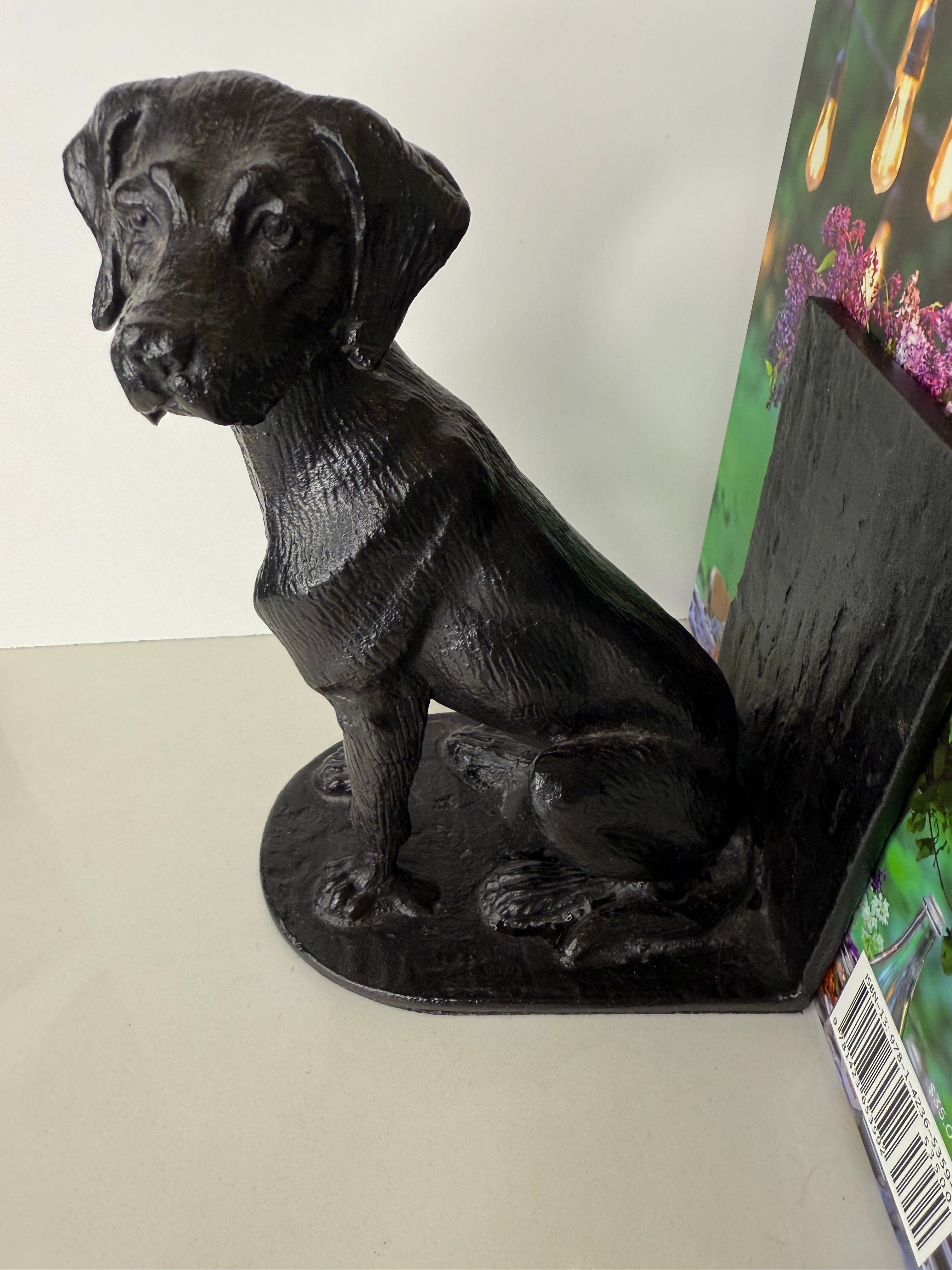 Pair of Resin Labrador Book Ends