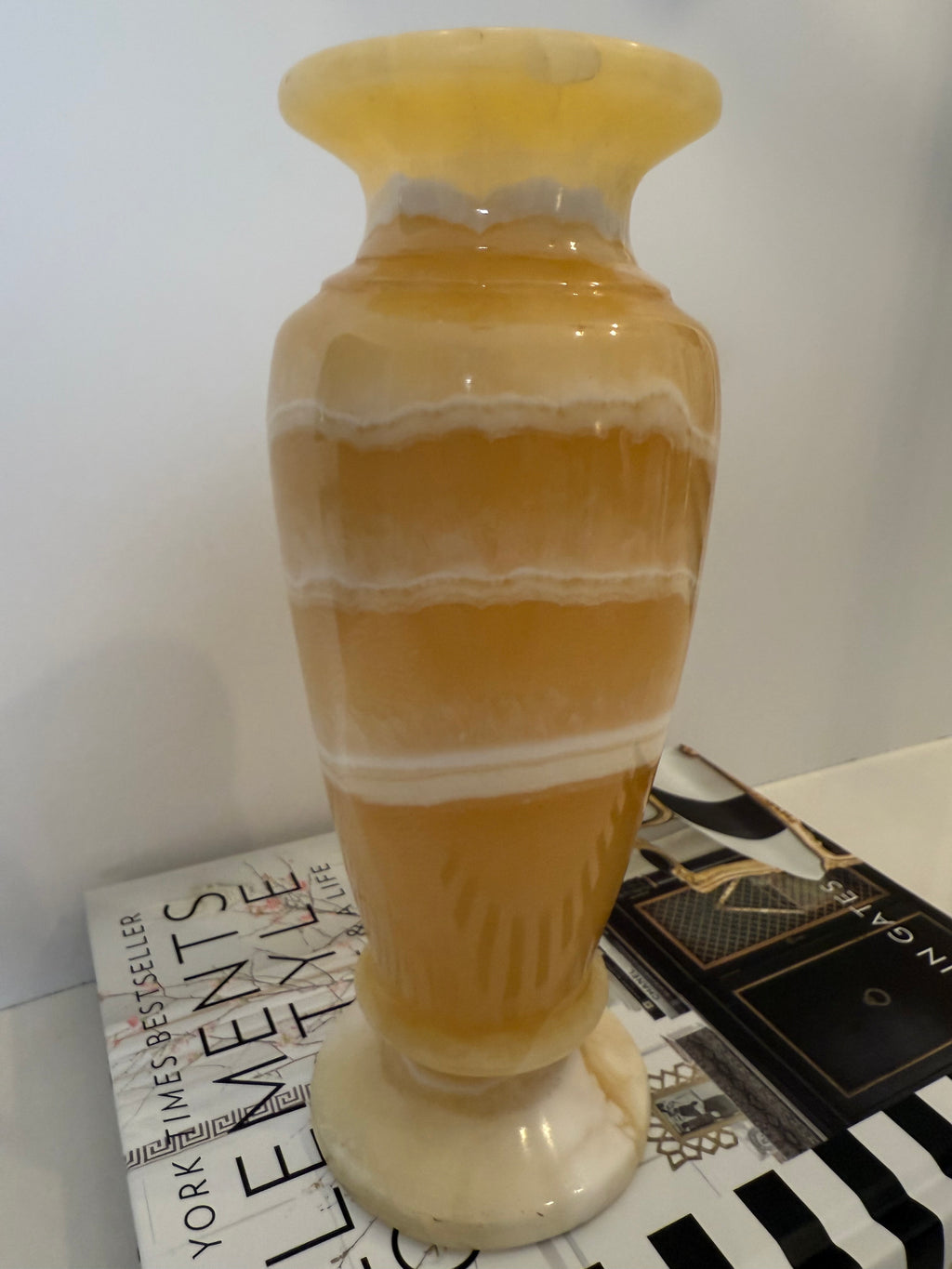 Vintage Egyptian Alabaster Vase