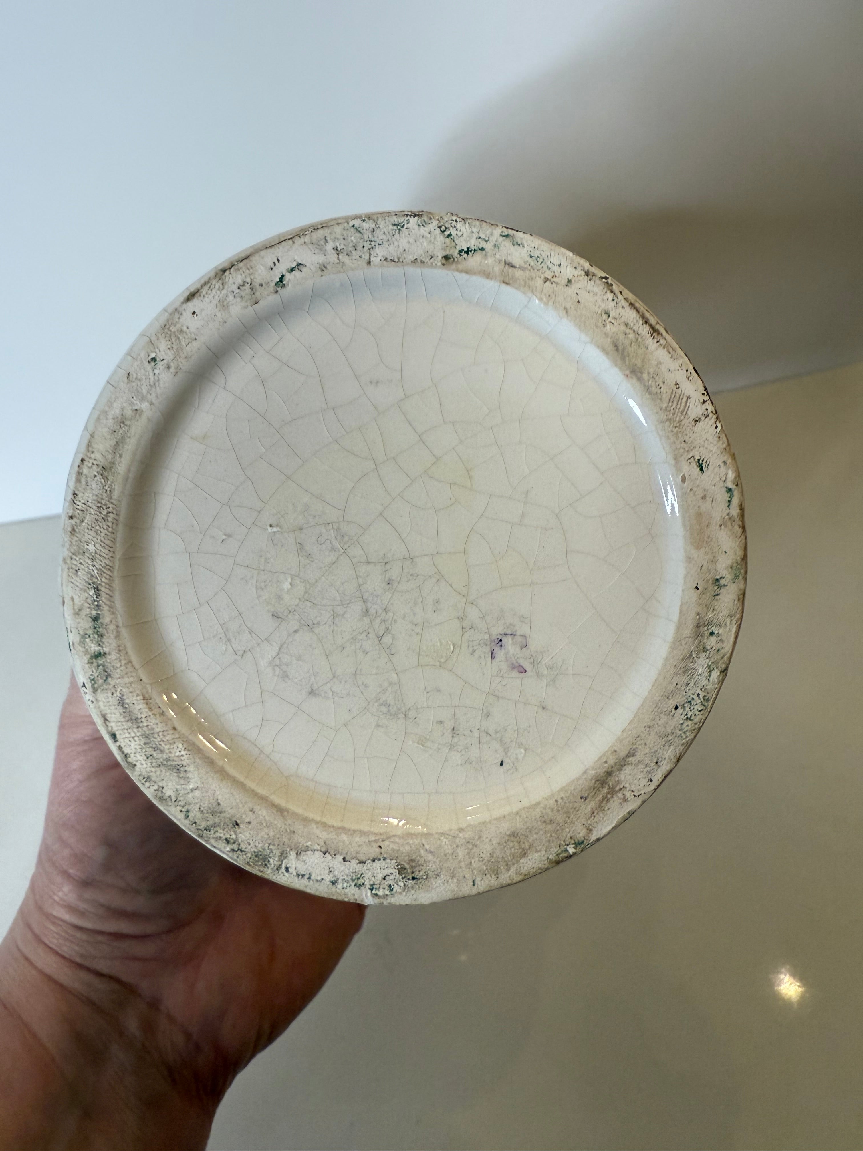 Italian Majolica Lemon Topiary