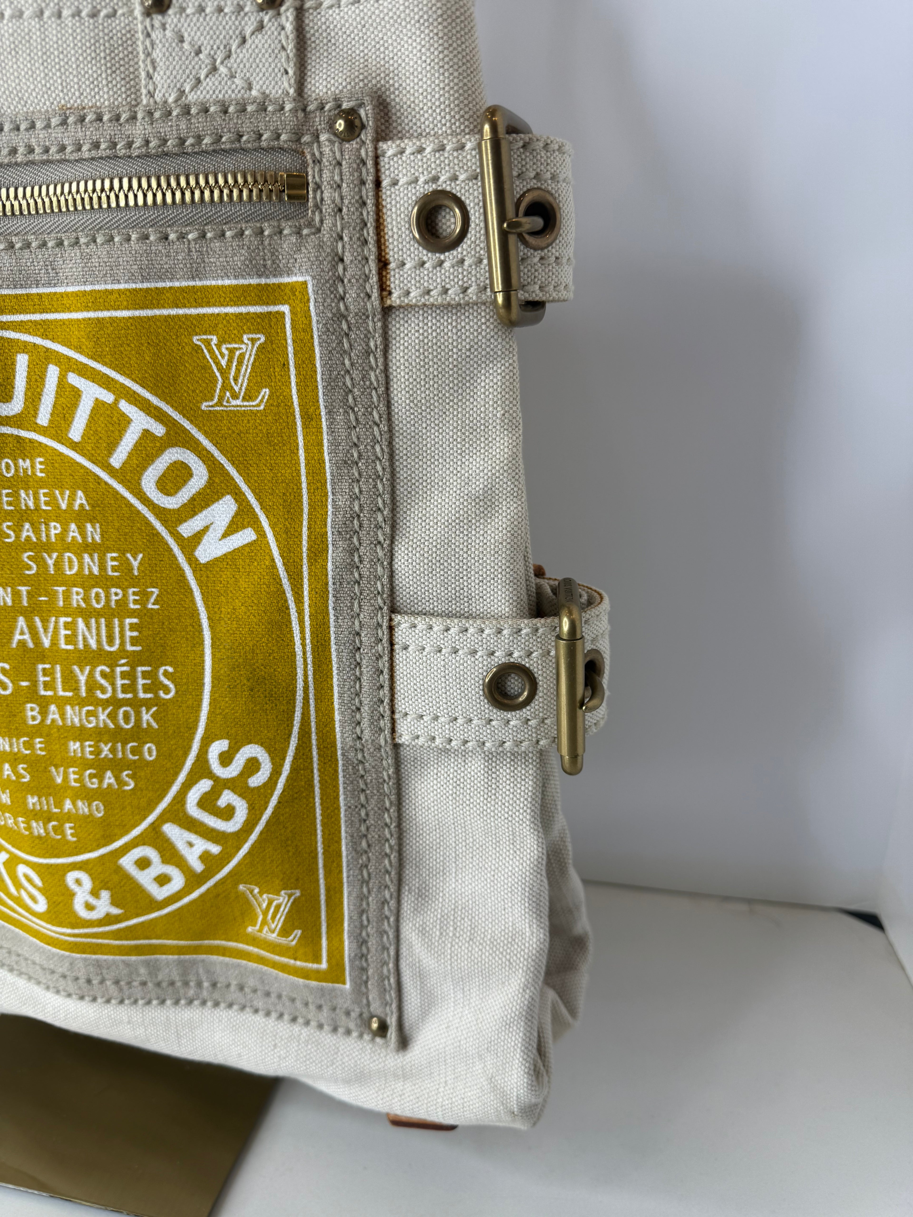 Louis Vuitton Globe Shopper Canvas Bag