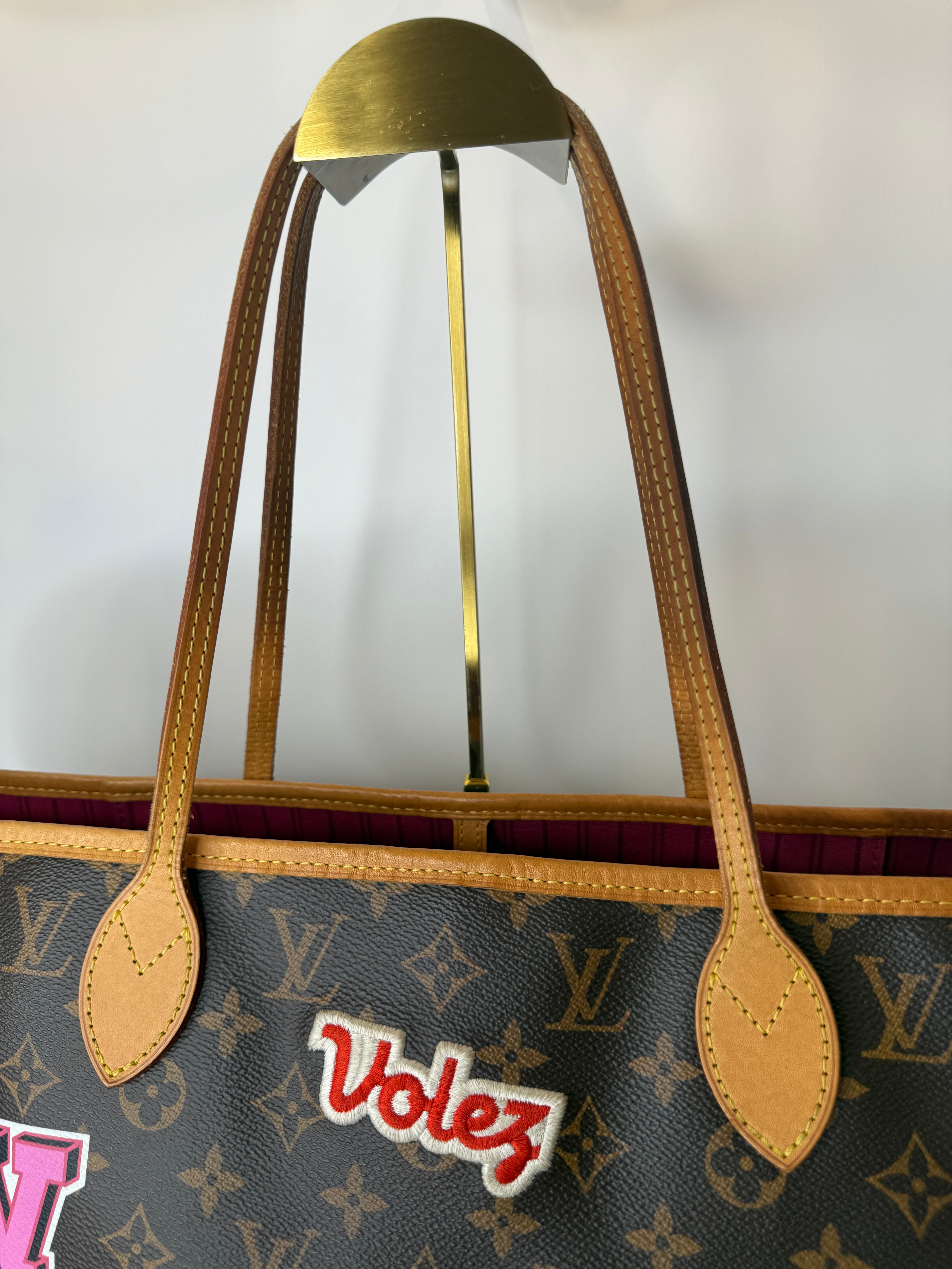 Louis Vuitton Monogram Limited Edition Patches Neverfull MM