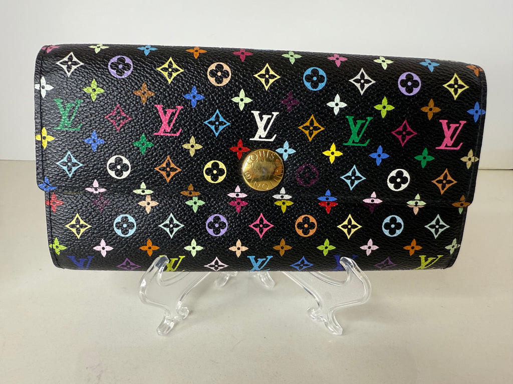 Louis Vuitton x Takashi Murakami Multicolore Continental Wallet