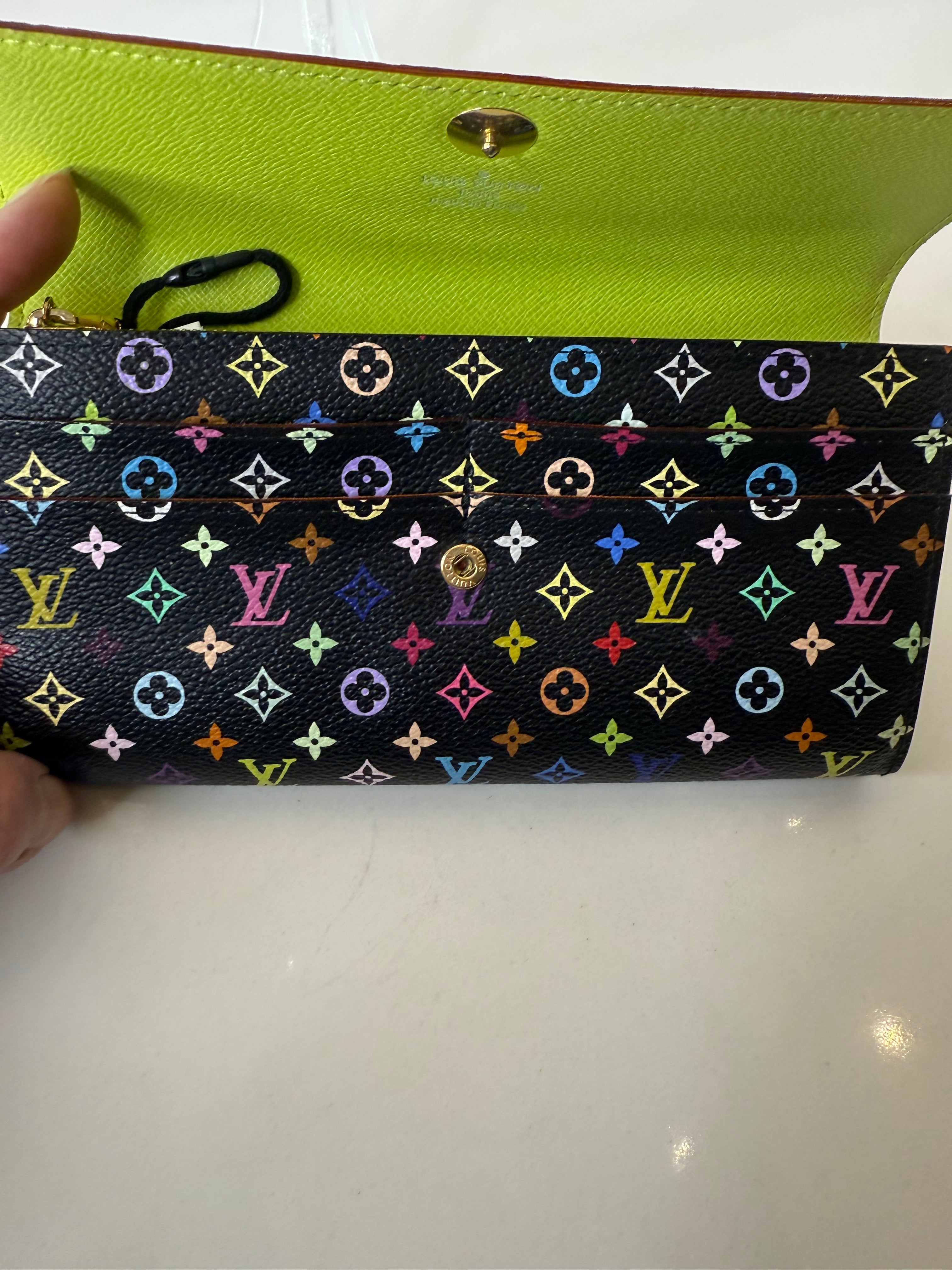 Louis Vuitton x Takashi Murakami Multicolore Continental Wallet